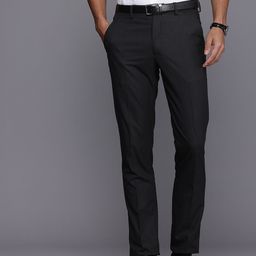 Louis Philippe Men Super Slim Fit Low-Rise Trousers-image-75