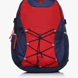 Red Polyester Backpack-58