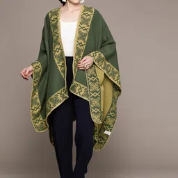 aarke Ritu Kumar Women Printed Longline Waterfall Shrug-image-78