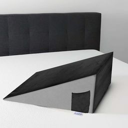 Sleepsia Grey Solid Memory Foam Wedge Pillow-45