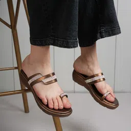 Anouk Women Embellished Party Wedge Sandals-48