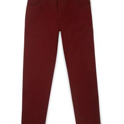 Gini and Jony Girls Red Solid Denim Trousers-image-68