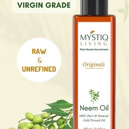 MYSTIQ LIVING Neem Oil (Cold Pressed) - 100 ml-42