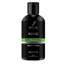 Spruce Shave Club Black Men Charcoal Sage & Patchouli Body Wash - 200ml-image-14