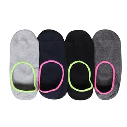 Bonjour Women Pack of 4 Assorted Shoe Liners-image-28