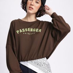 glitchez Savage Statements Self-Design Printed Cropped Sweatshirt-picture-53