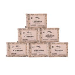 Mirah Belle Set Of 6 Organic Goat Milk Cinnamon Purifying Soaps-31