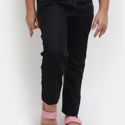 V-Mart Girls Mid Rise Clean Look Cotton Jeans-picture-44