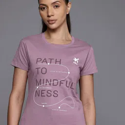 HRX by Hrithik Roshan Typography Printed Pure Cotton T-shirt-53