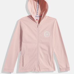 U.S. Polo Assn. Kids Girls Pink Hooded Sweatshirt-picture-19