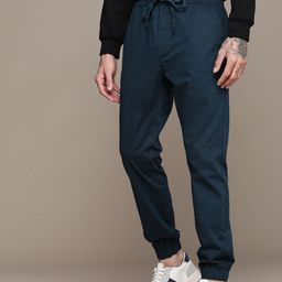 WROGN Men Mid-Rise Pure Cotton Joggers-image-20