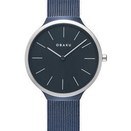 Obaku Women Blue Ark Lille Arctic Analogue Watch V240LXHLML-image-34