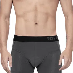 Pepe Jeans Men Charcoal Grey Solid Trunks 8904311304395-image-24