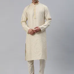 Manthan Men Thread Work Kurta-image-11