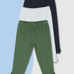 max Infant Girls Pack Of 3 Ankle-Length Leggings-4