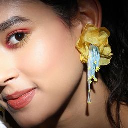 SOHI The Florelle Artificial Beads Drop Earrings-28