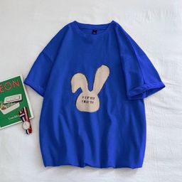 KPOP Women Solid Round Neck T-shirt-picture-29