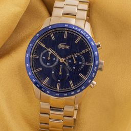 Lacoste Women Blue & Gold-Toned Analogue Watch 2011096-24