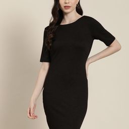 Qurvii Solid Bodycon Dress-picture-37
