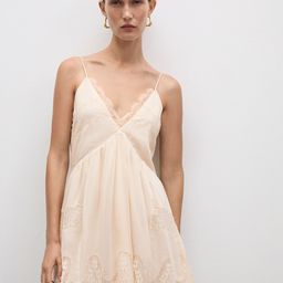 MANGO Lace Fit & Flare Dress-picture-58