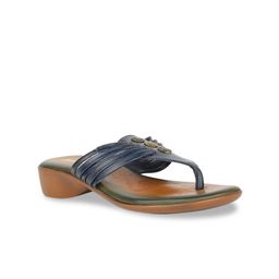 Bata Women Navy Blue Solid Heels-image-24