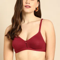 DressBerry Maroon Solid Non-Wired Non Padded Everyday Bra DB-POP-BRA-005E-picture-24