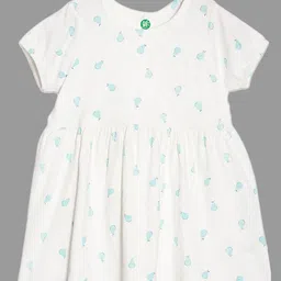 YK Organic Girls Printed Organic Cotton Fit & Flare Dress-image-30