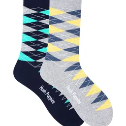 Hush Puppies Men Pack of 2 Assorted Patterned Calf Length-31