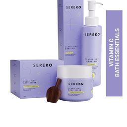 SEREKO Clarifying Body Scrub With Vitamin C & Epsom Salts-28