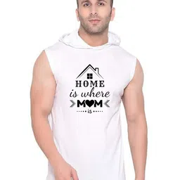 Fashnobic Home Is Where Mom Is Printed Gym Vests-image-33