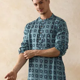 Moara Floral Printed Straight Pure Cotton Long Kurta-picture-12