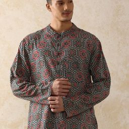 Moara Floral Printed Straight Pure Cotton Long Kurta-image-93
