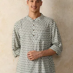 Moara Floral Printed Straight Pure Cotton Long Kurta-picture-56