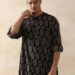 Moara Floral Printed Straight Pure Cotton Long Kurta-image-88