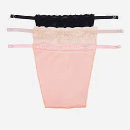 Finesse Miracle Cami Women Pack of 3 Clip-on Mock Camisole-image-40