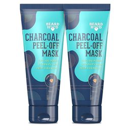 Beardhood Pack of 2 Charcoal Peel Off Mask 100 g each-49