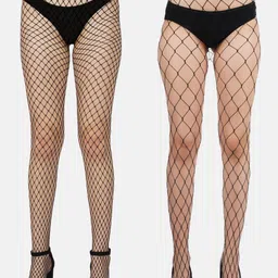 N2S NEXT2SKIN Women Pack Of 2 Patterned Fishnet Stockings-image-68