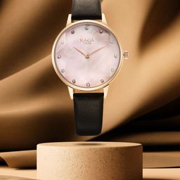 Titan Raga Show Stopper Women Leather Analogue Watch 95274WL01-21