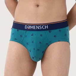 DAMENSCH Men Anti Bacterial Printed Deo Cotton Briefs-picture-13