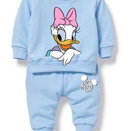 Minicult Kids Printed Round Neck Sweatshirt With Joggers-46