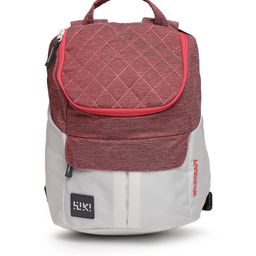 Wildcraft Women Red & White Trix18 Colourblocked Backpack-image-75