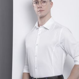 Luxe by TIGC Men Slim Fit Opaque Formal Shirt-image-36