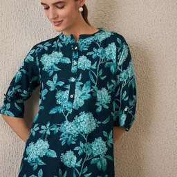 Indo Era Women Floral Printed Regular Kurta with Palazzos-53