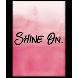 TIED RIBBONS Black & Pink Inspirational Printed Wall Art-image-79