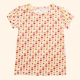 Ola! Otter Girls Geometric Printed Organic Cotton Top-picture-42