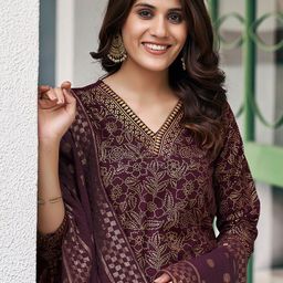 SANISA Women Floral Printed Kurta with Trousers & Dupatta-26
