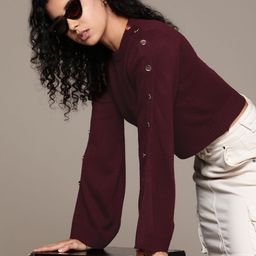 The Roadster Lifestyle Co. Pure Acrylic Slim Pullover-32