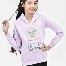Crimsoune Club Girls Graphic Printed Cotton Sweatshirt-image-60