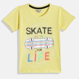 Eteenz Boys Premium Cotton Typography Printed T-shirt-image-38