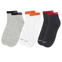 NESKA MODA Unisex Set Of 3 Ankle Length Cotton Socks-picture-43